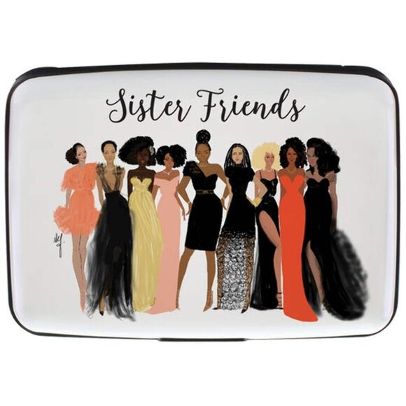 RFID Blocking Statement Card Holder | Sister Friends - Picture 1 of 2